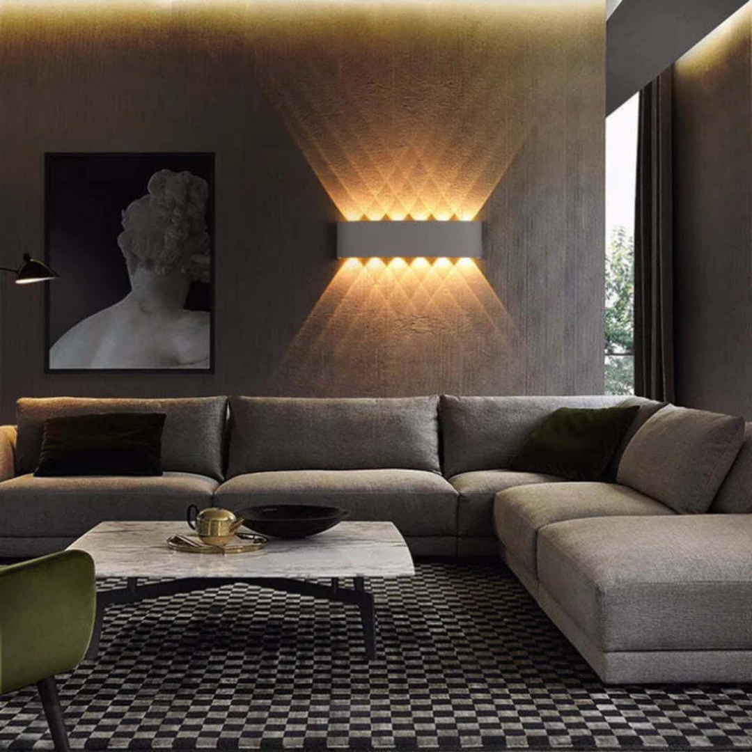Rivik Applique LED IP54 | Intérieur et Extérieur Blanc Chaud