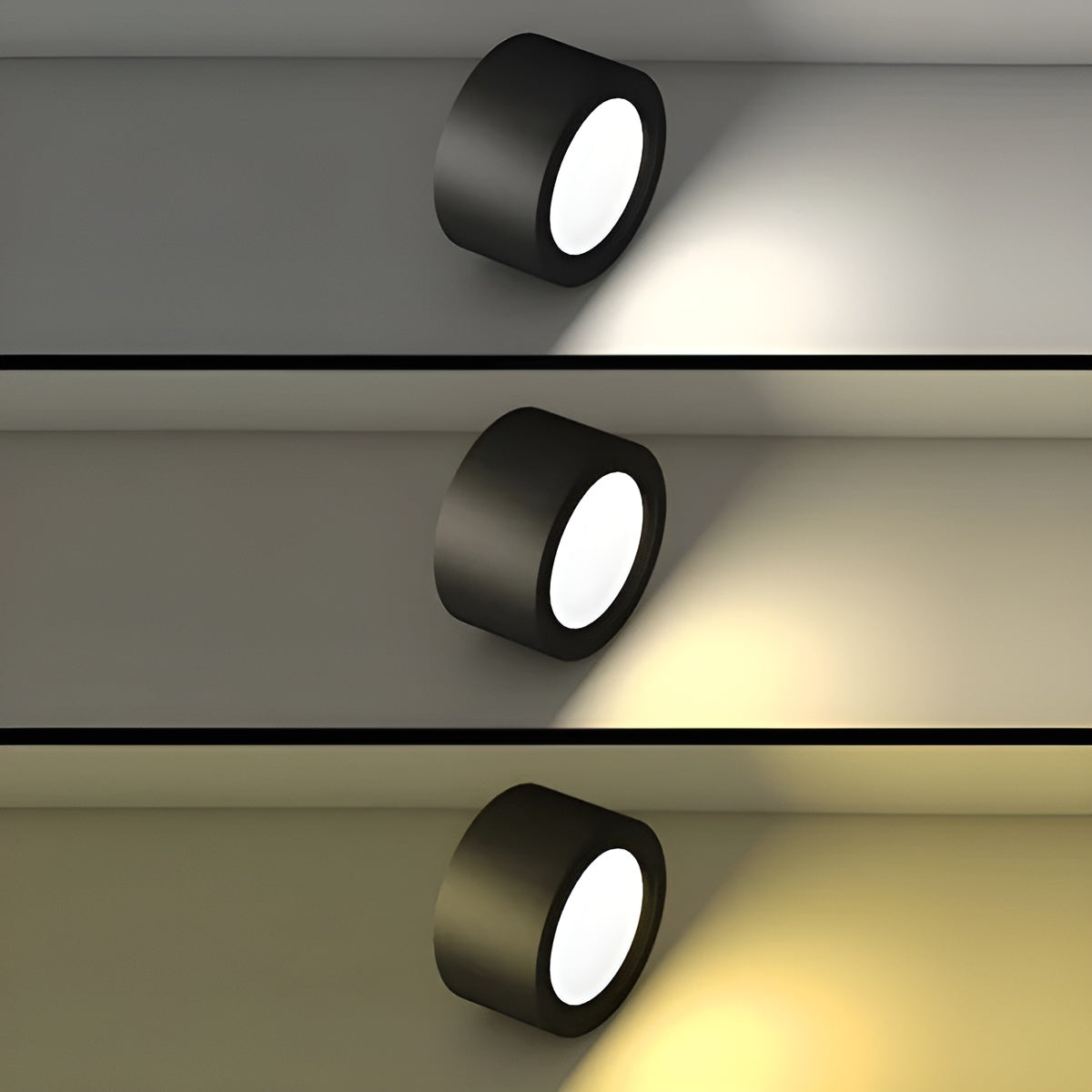 Plafonnier Rond LED Chaud Cosy | Blanc D10×H7cm 7W pour Toutes les Pièces