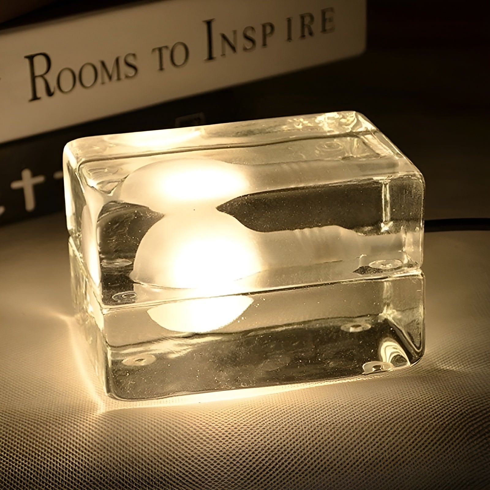 IceLuxe Lampe Cristal Glace LED Décorative | Minimaliste Sfeer Unique