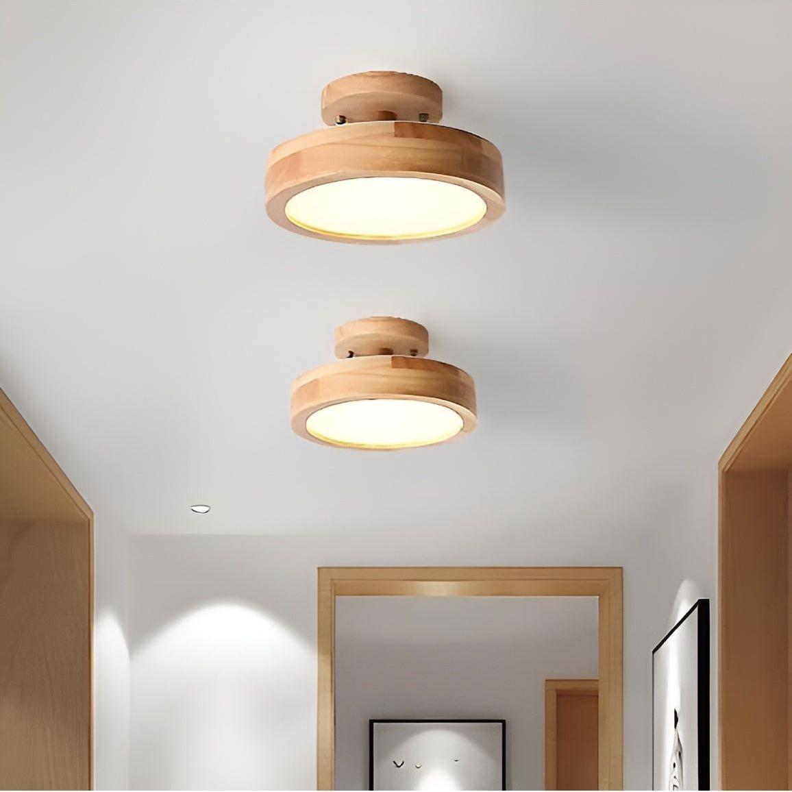 Norida Plafonnier Rond Design Italien Chic | Blanc Lumière Chaude 3000K Salon