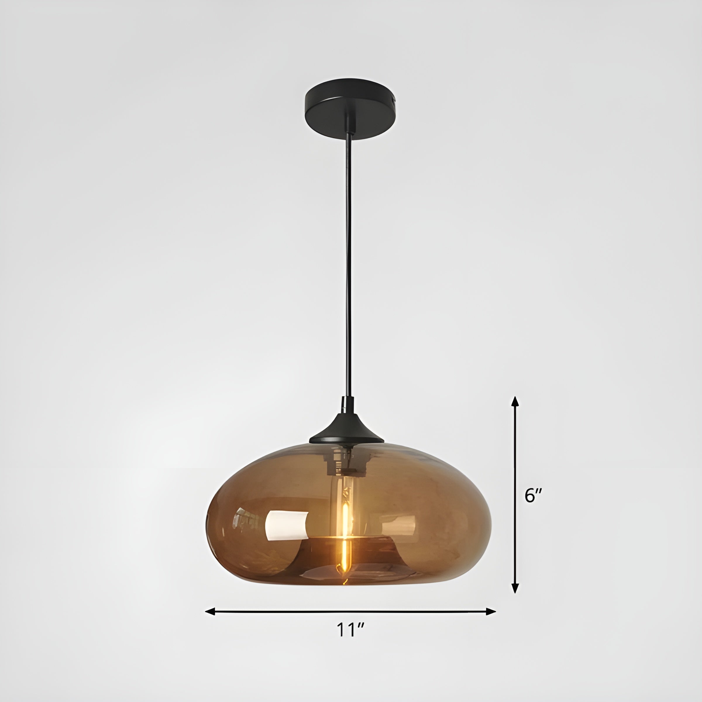 UrbanGlass Suspension Verre Moderne Urban | Style Contemporain Salon et Cuisine