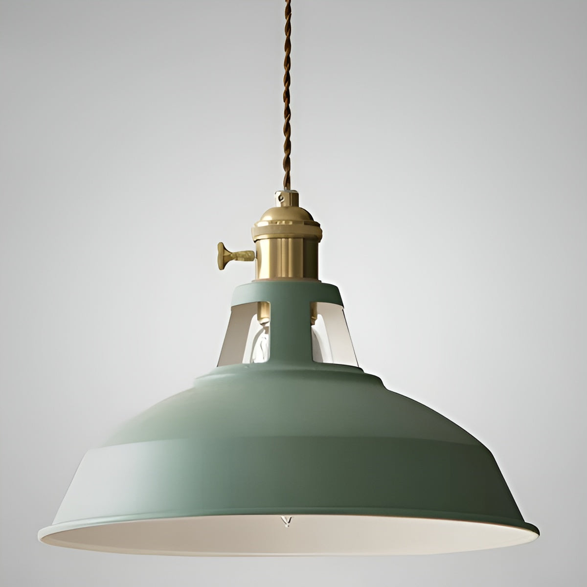 Suspension Industrielle Rétro Vintage | Décoration Maison et Restaurant Gris ou Blanc