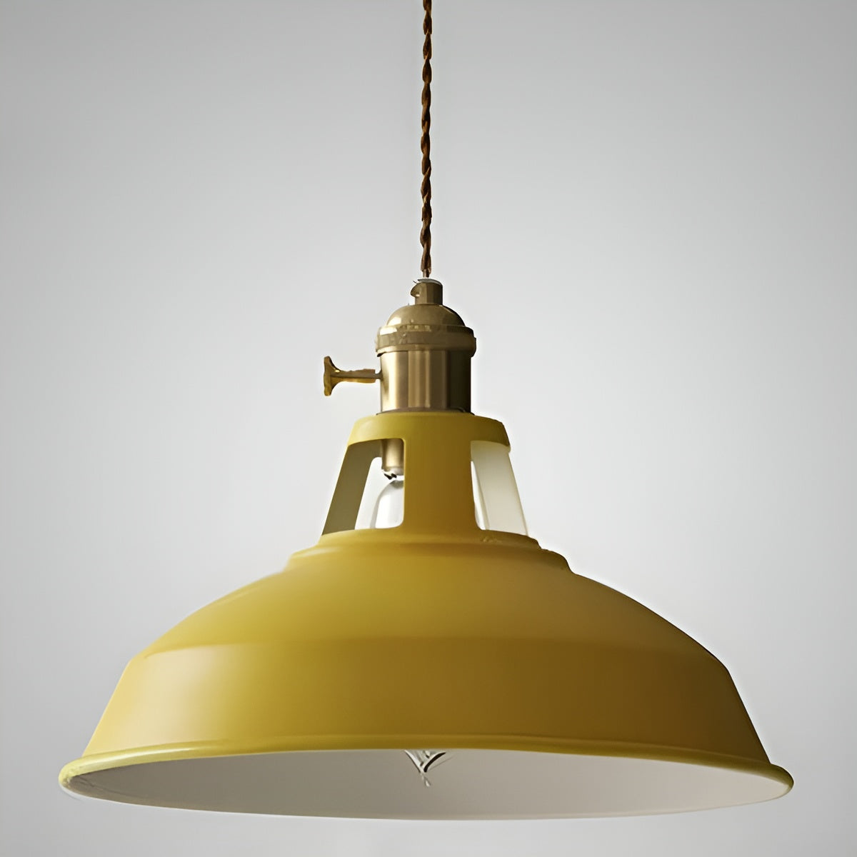 Suspension Industrielle Rétro Vintage | Décoration Maison et Restaurant Gris ou Blanc