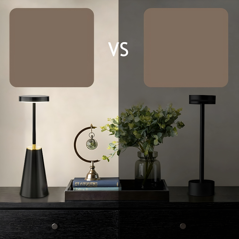 LumaTouch Lampe Tactile Rechargeable Sans Fil | Intuitive Noir ou Blanc Ambiance