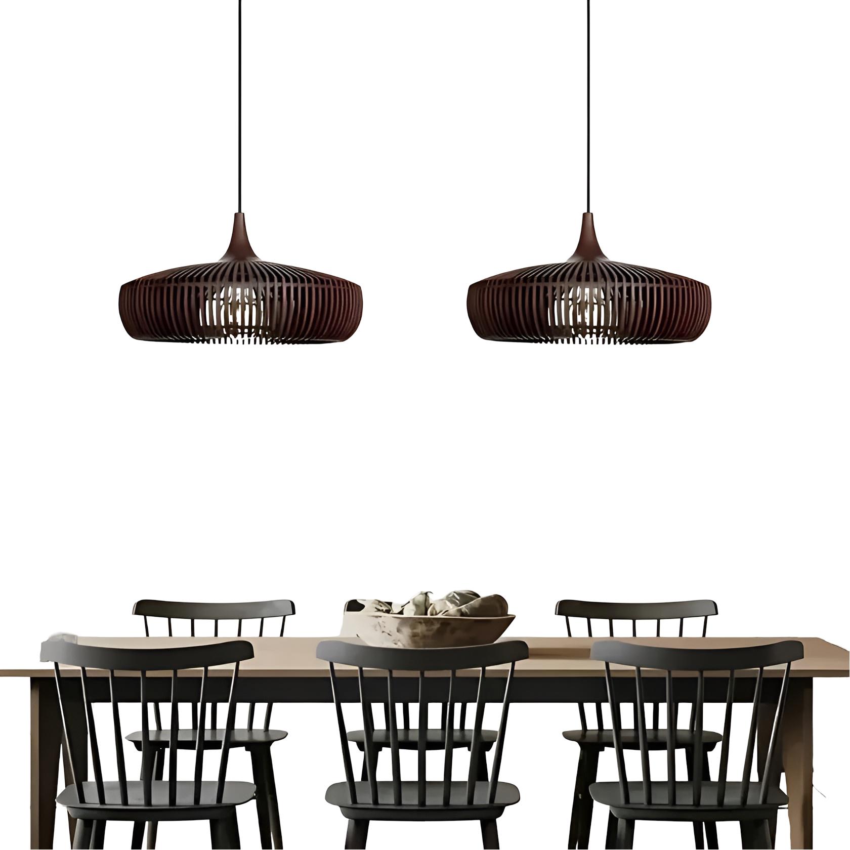 Suspension Bois Qualité Ambiance | Chêne ou Noyer pour Intérieur Cosy
