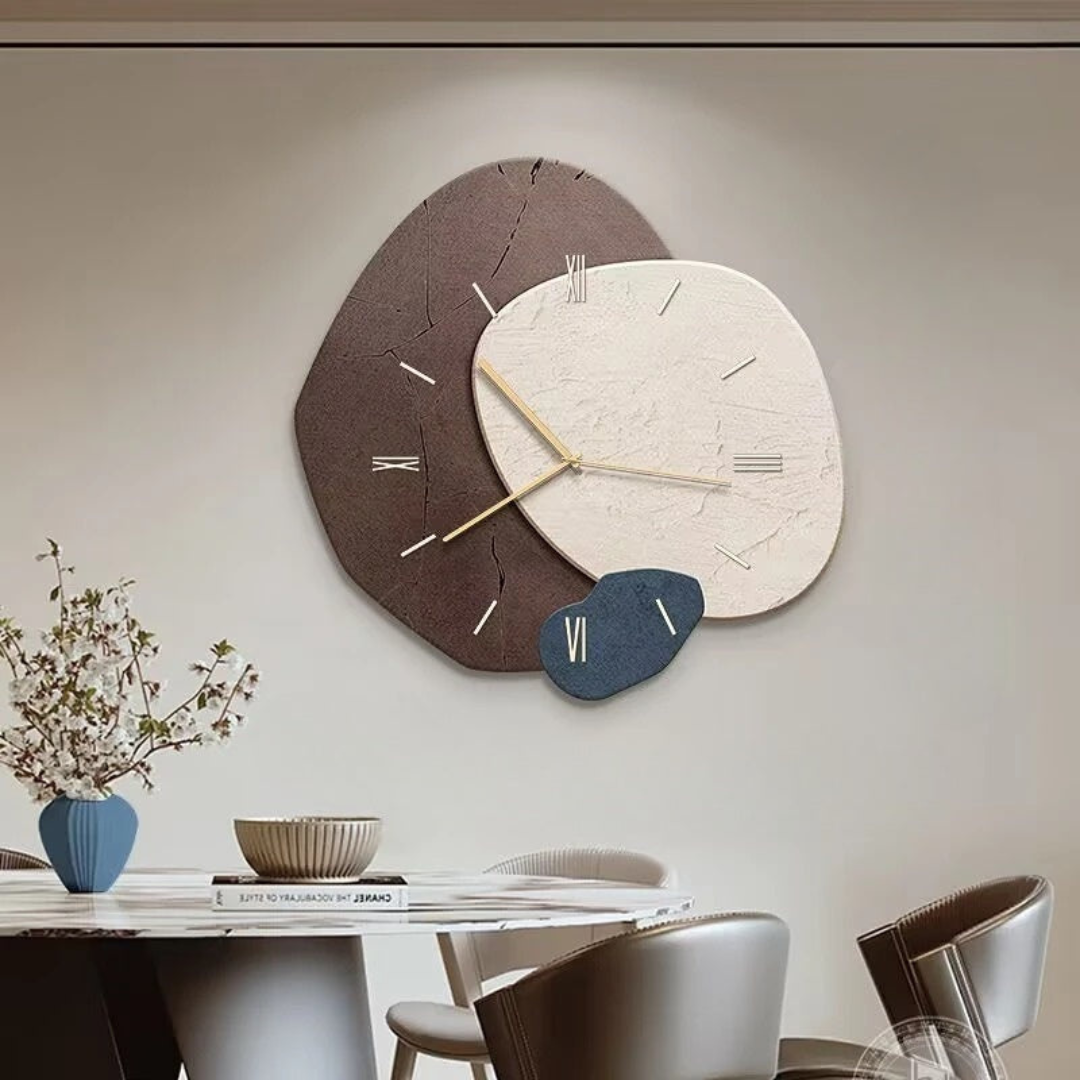 Horloge Murale LED Bois Scandinave | Décoration et Lumière pour Salon et Bureau
