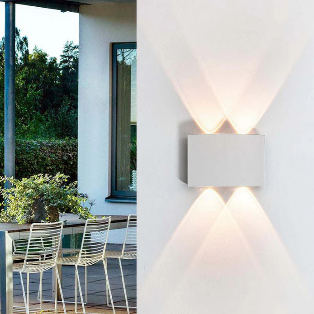 Rivik Applique LED IP54 | Intérieur et Extérieur Blanc Chaud