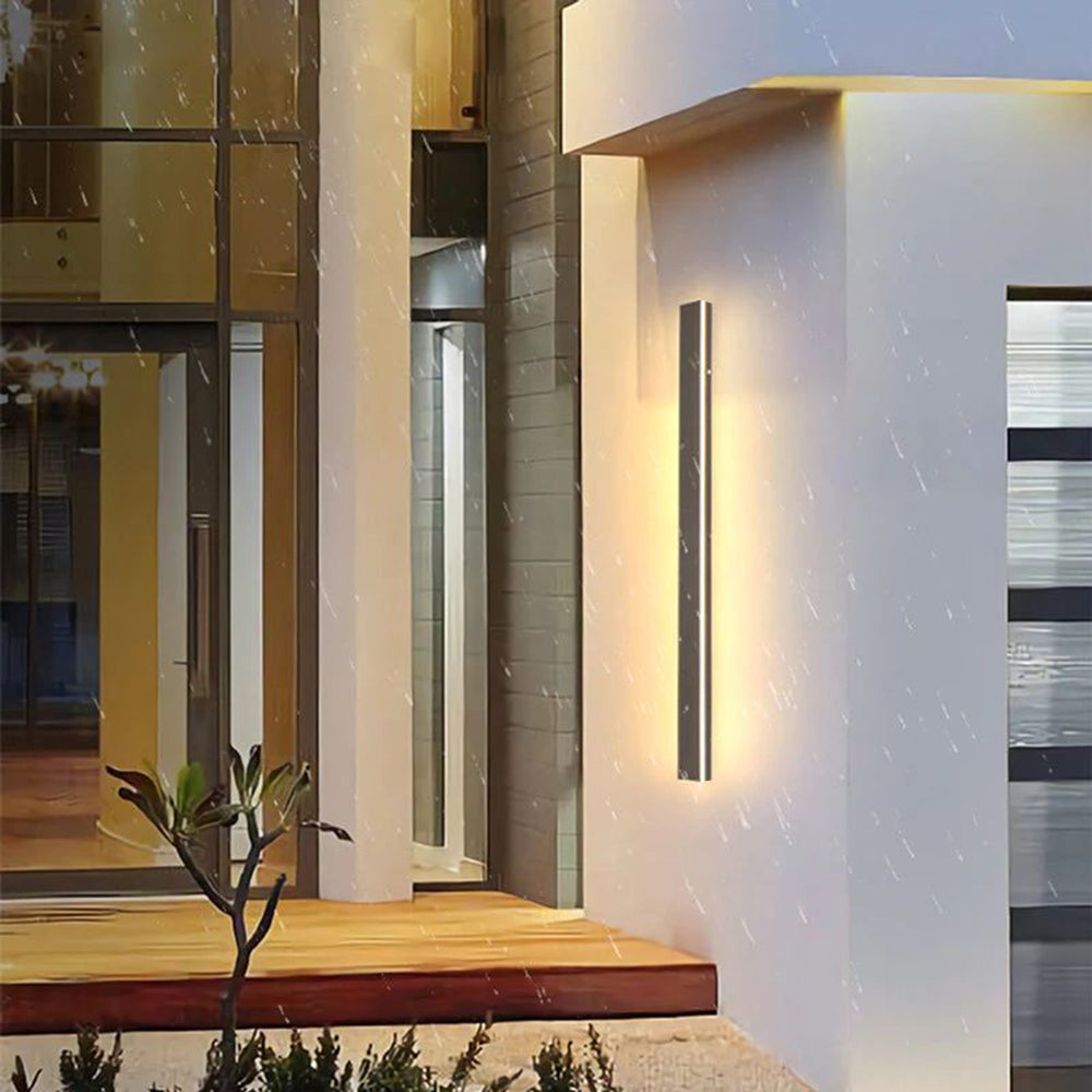 Ray Applique Linéaire Extérieur Métal Acrylique | Jardin et Couloir LED