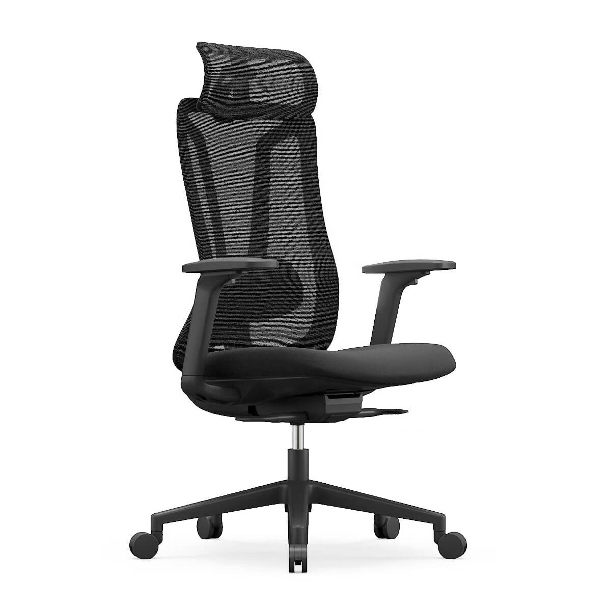 Chaise de Bureau Ergonomique Maille Premium avec Soutien Lombaire