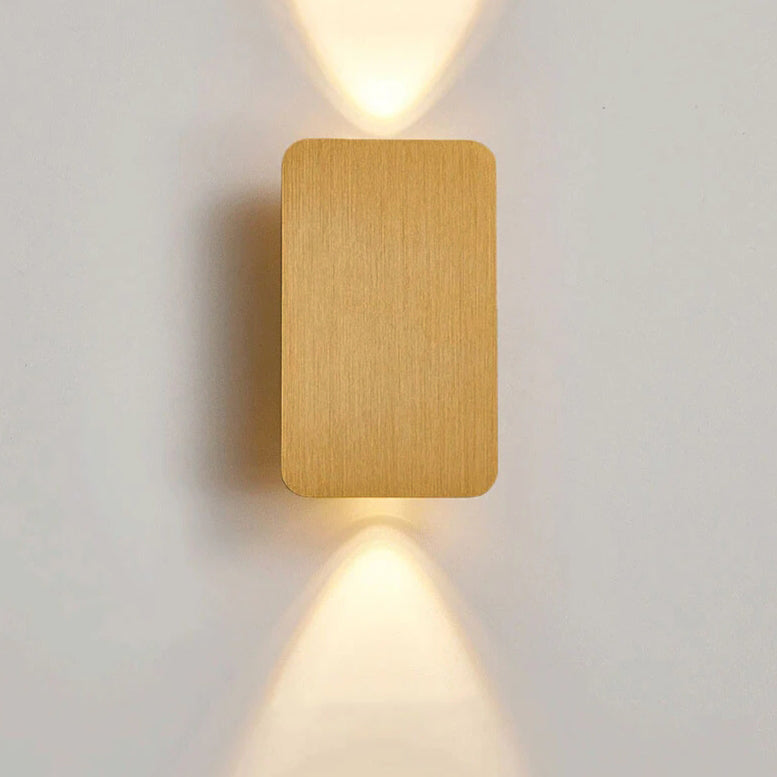 Applique Verre Rectangulaire Nordic 2 Lumières | Blanc Chaud ou Neutre LED