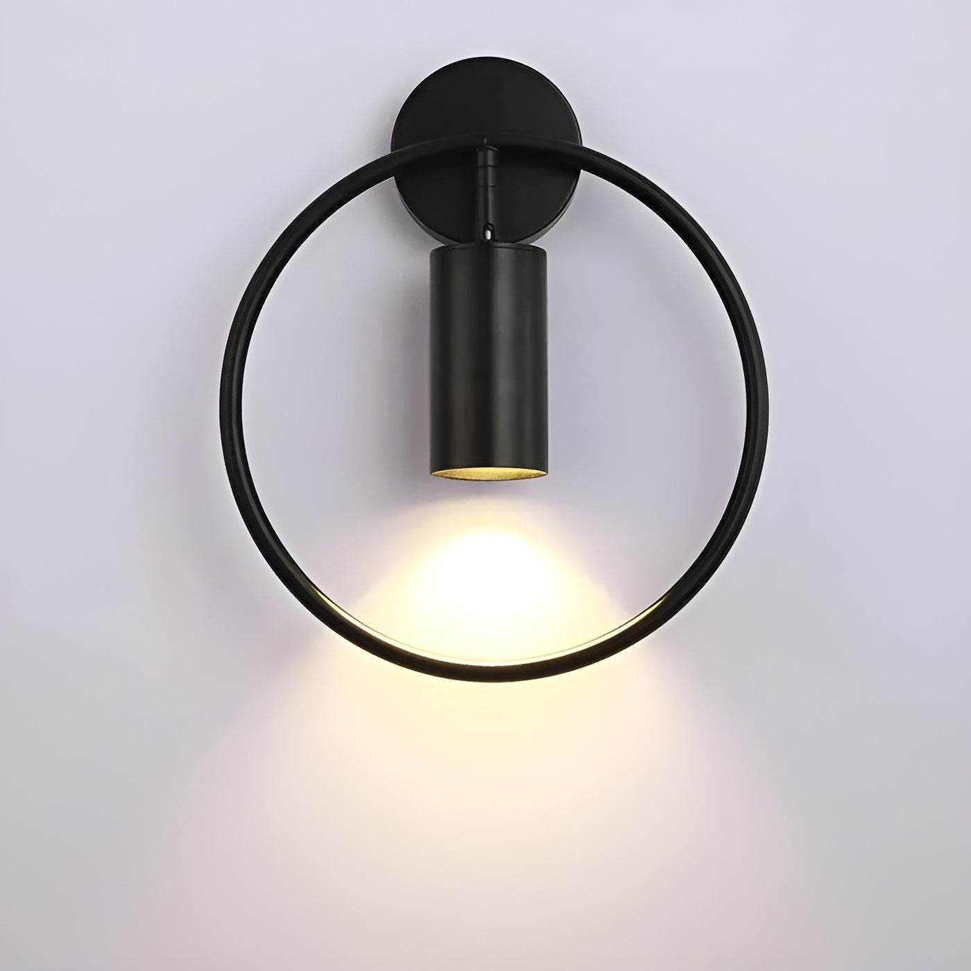 VivaLuxe Applique Anneau LED Architecturale | Moderne Noir ou Or Élégant