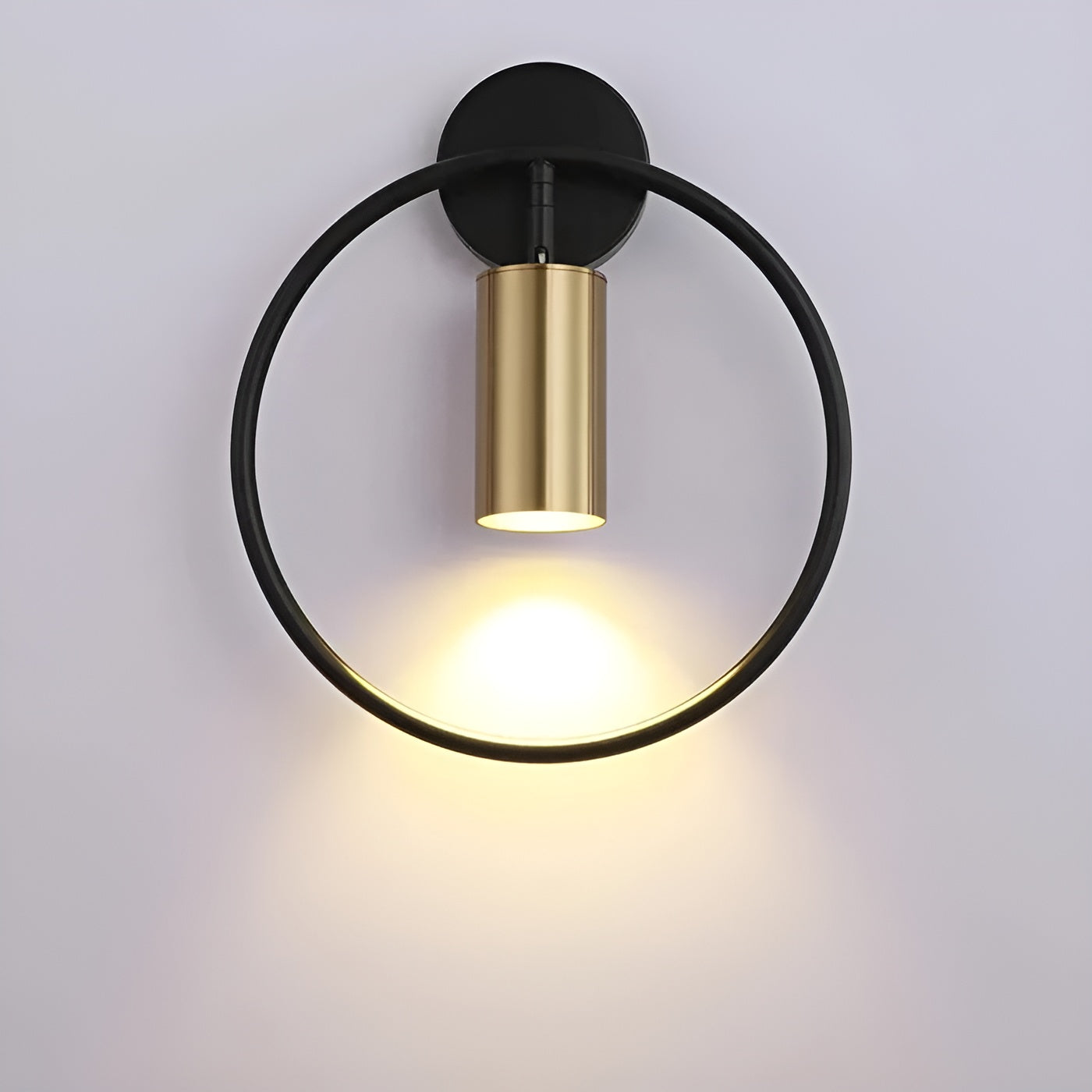 VivaLuxe Applique Anneau LED Architecturale | Moderne Noir ou Or Élégant