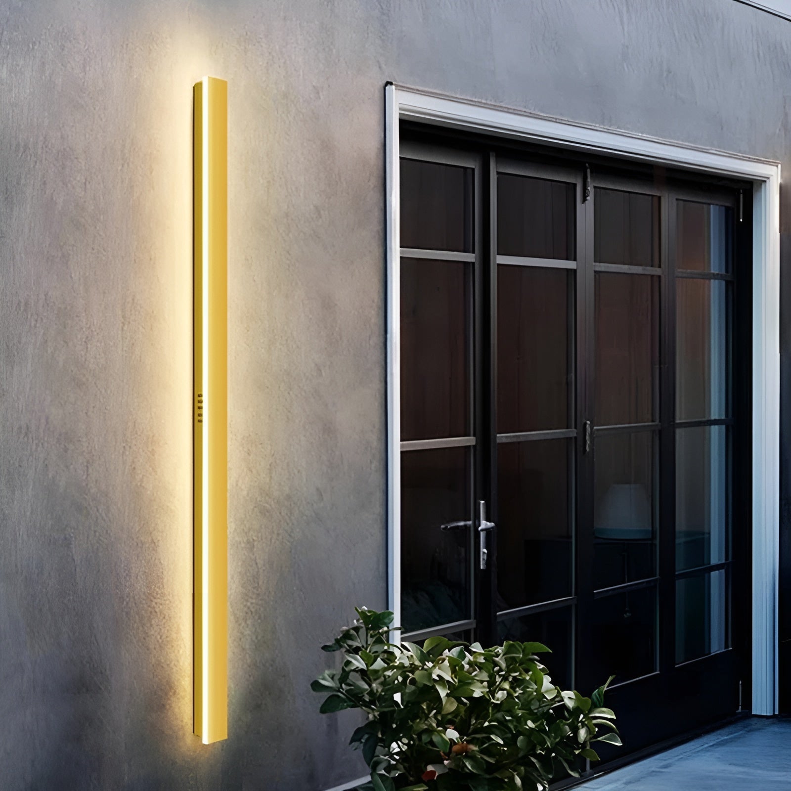Miroir LED Aluminium Étanche 60cm | Terrasse Entrée et Salon Chaud ou Froid