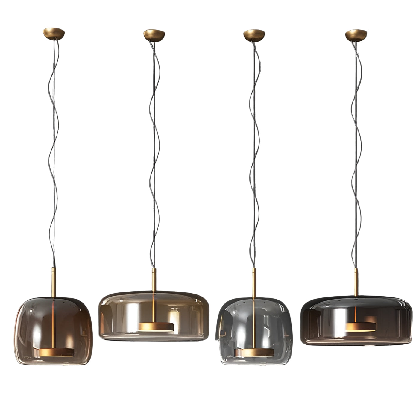 Suspension Verre Intemporelle | Décoration Élégante Salon et Salle à Manger