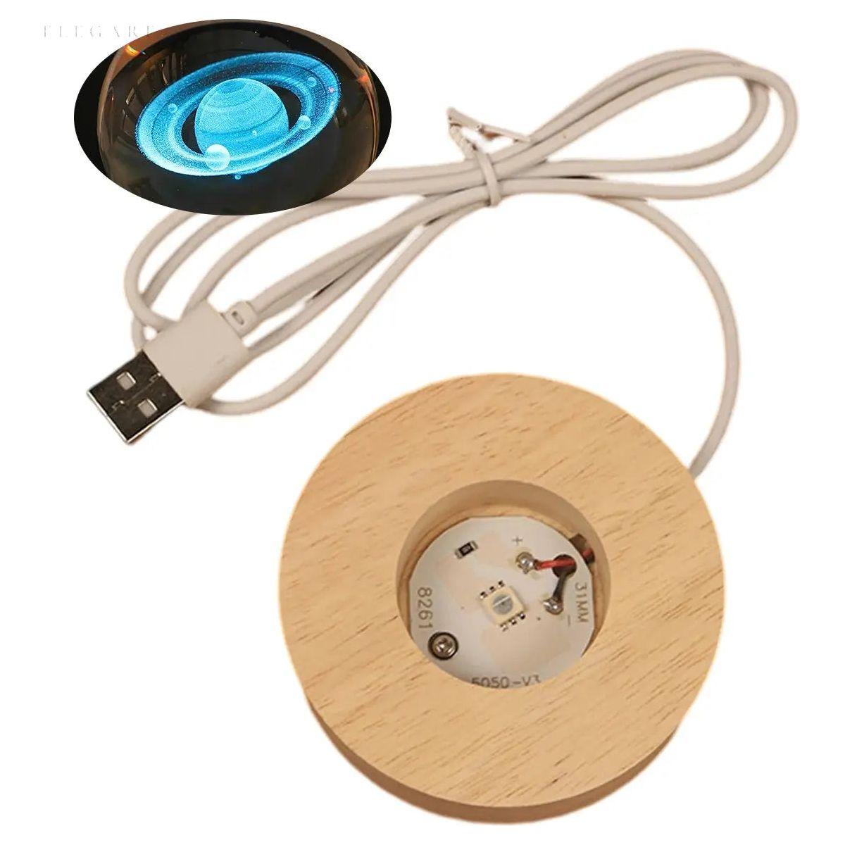 Galaxy Glow Lampe Cristal Astronomie | Système Solaire ou Voie Lactée Décorative