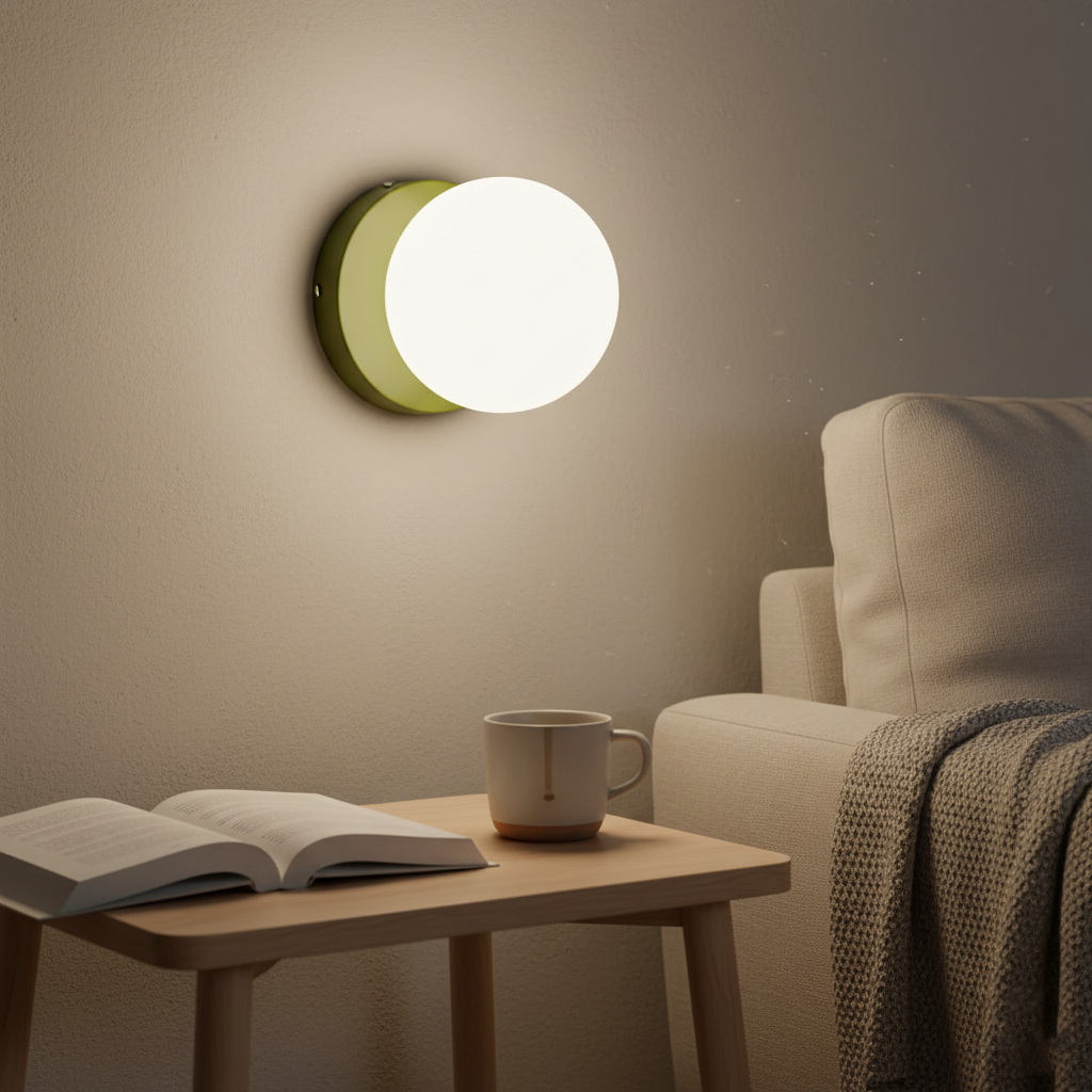Lyyx Applique Ronde en Verre LED Moderne | Éclairage Intérieur Élégant