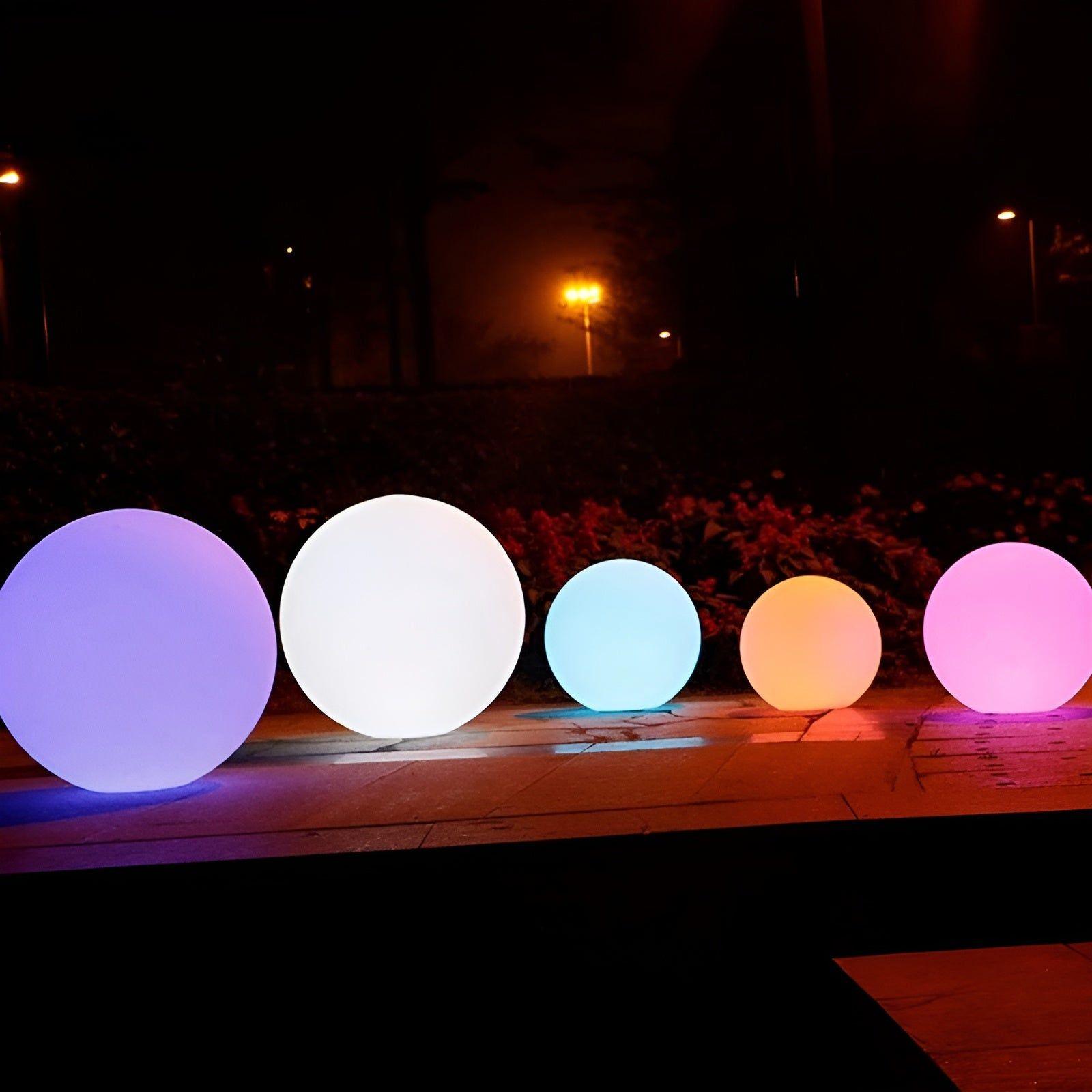 GlowBall Boule LED Étanche Changement Couleur | Jardin 15cm Décoratif Extérieur