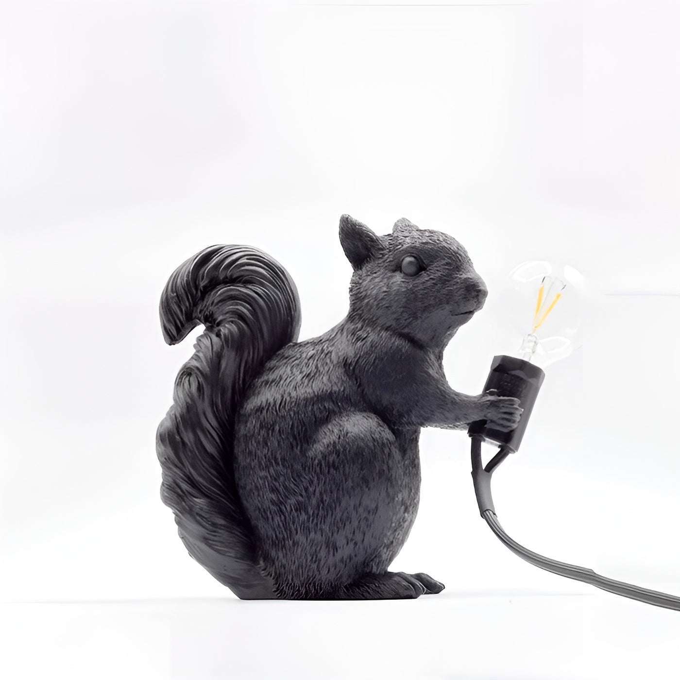 Lampe Écureuil Nordic Décorative | Mignonne Or ou Blanc pour Chambre