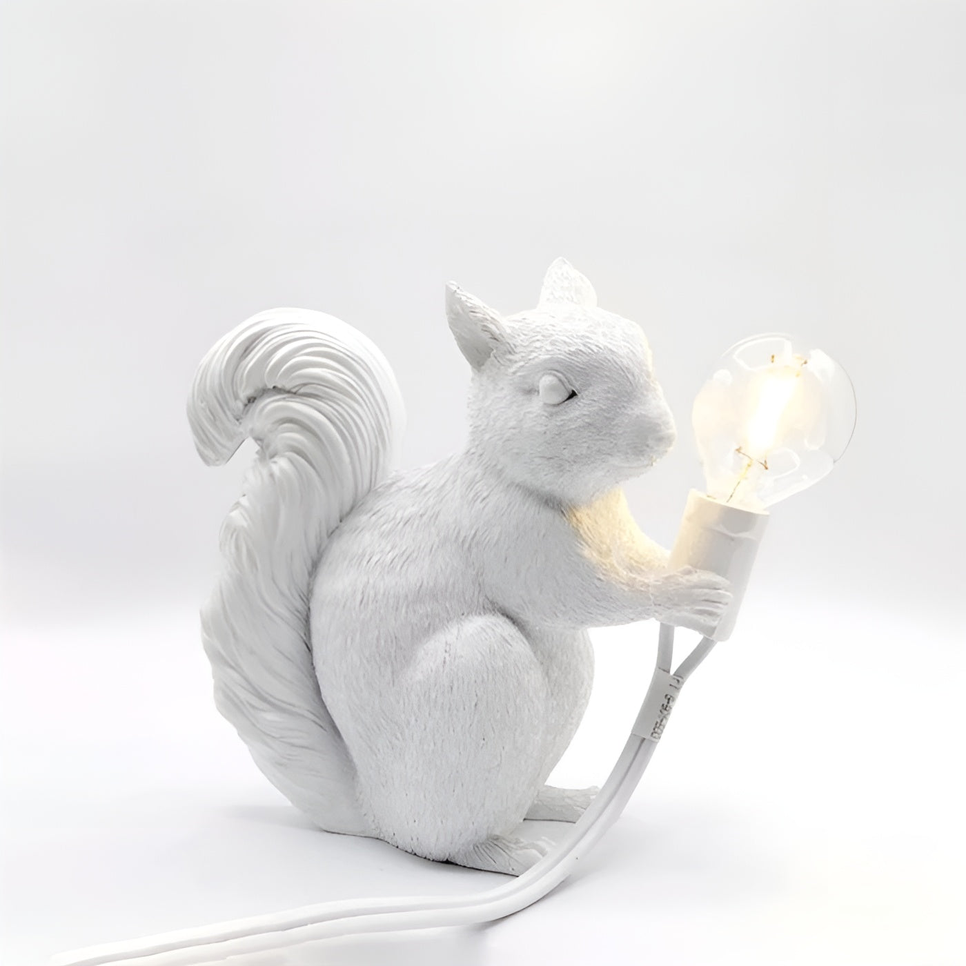 Lampe Écureuil Nordic Décorative | Mignonne Or ou Blanc pour Chambre