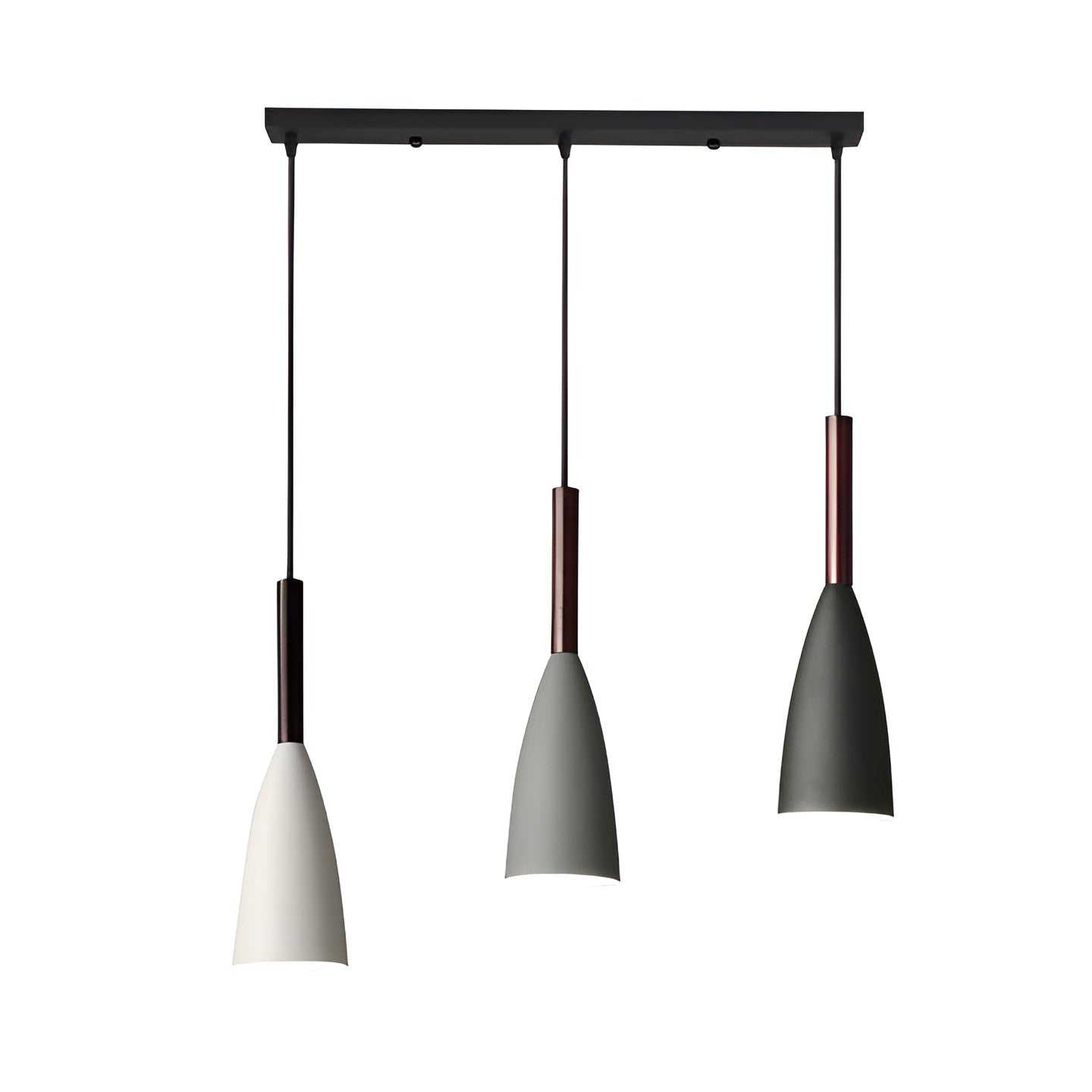 Suspension Scandinave Hauteur Réglable | Cuisine et Chambre Blanc ou Gris