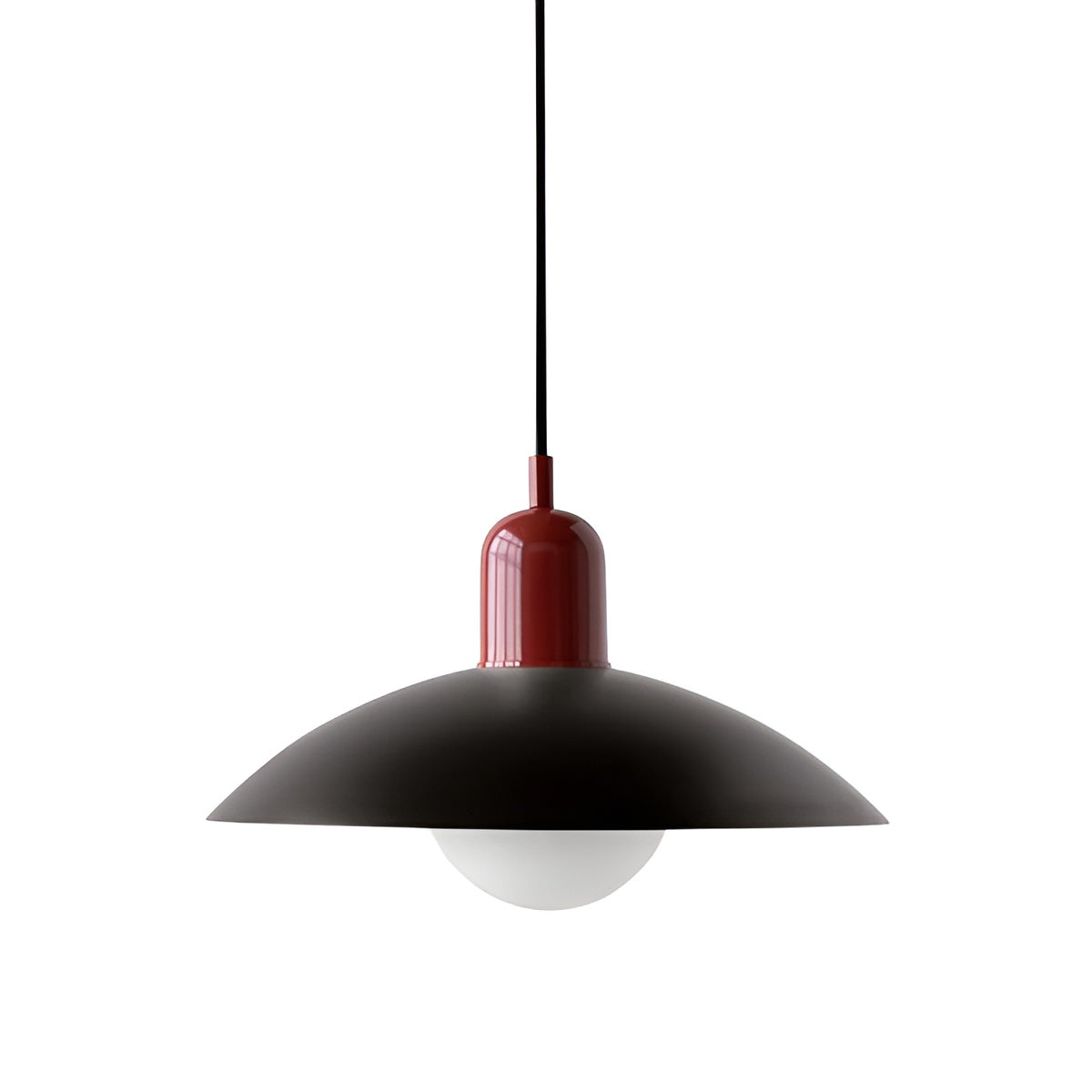 Macaron Suspension Scandinave Pastel Réglable | Blanc et Rose pour Salon