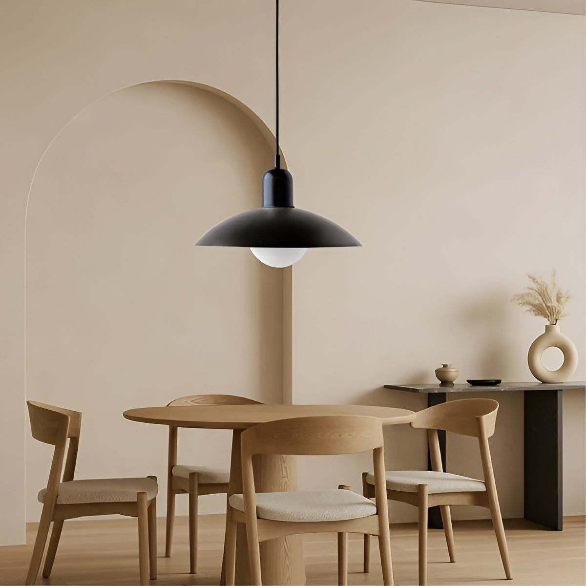 Macaron Suspension Scandinave Pastel Réglable | Blanc et Rose pour Salon