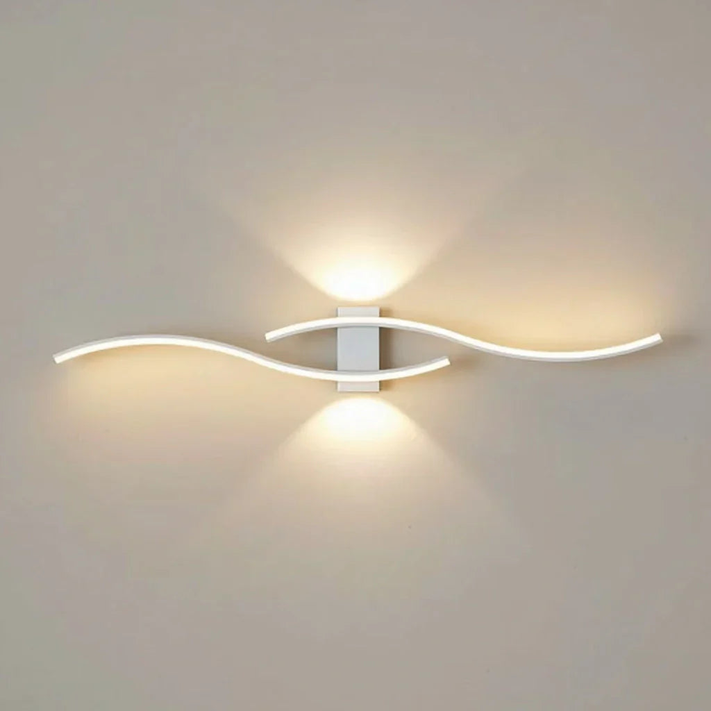 Aurum Applique Double Lumière Métal | Salon et Salle à Manger Moderne