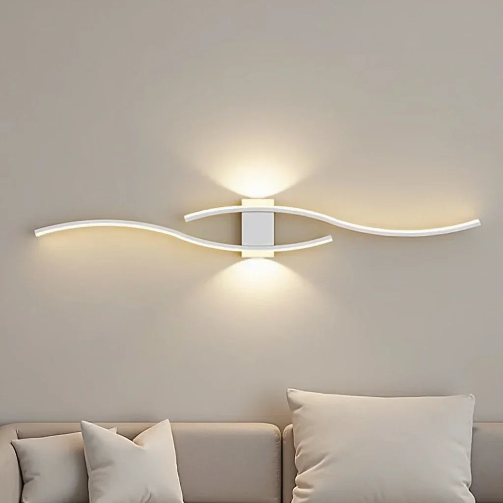 Aurum Applique Double Lumière Métal | Salon et Salle à Manger Moderne