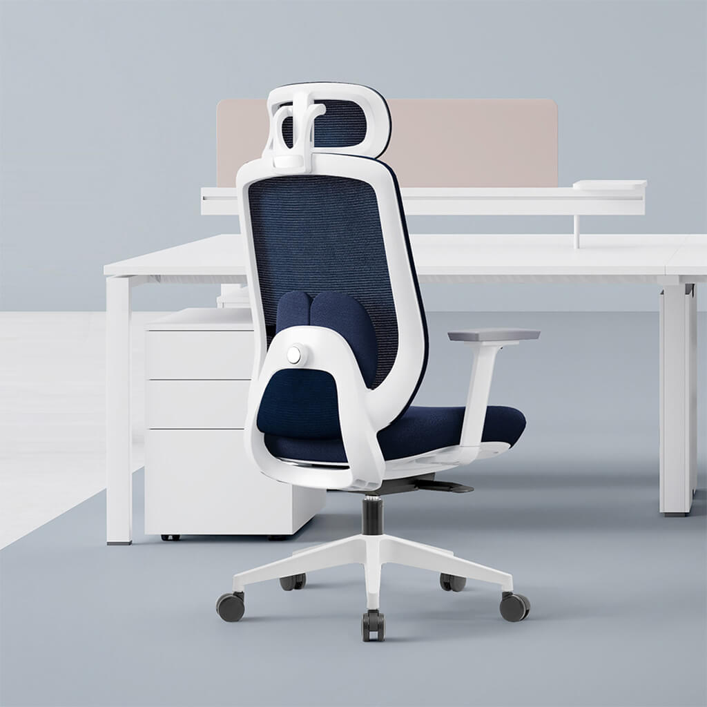 Chaise de Bureau Ergonomique Aera en Maille — 7 Couleurs disponibles
