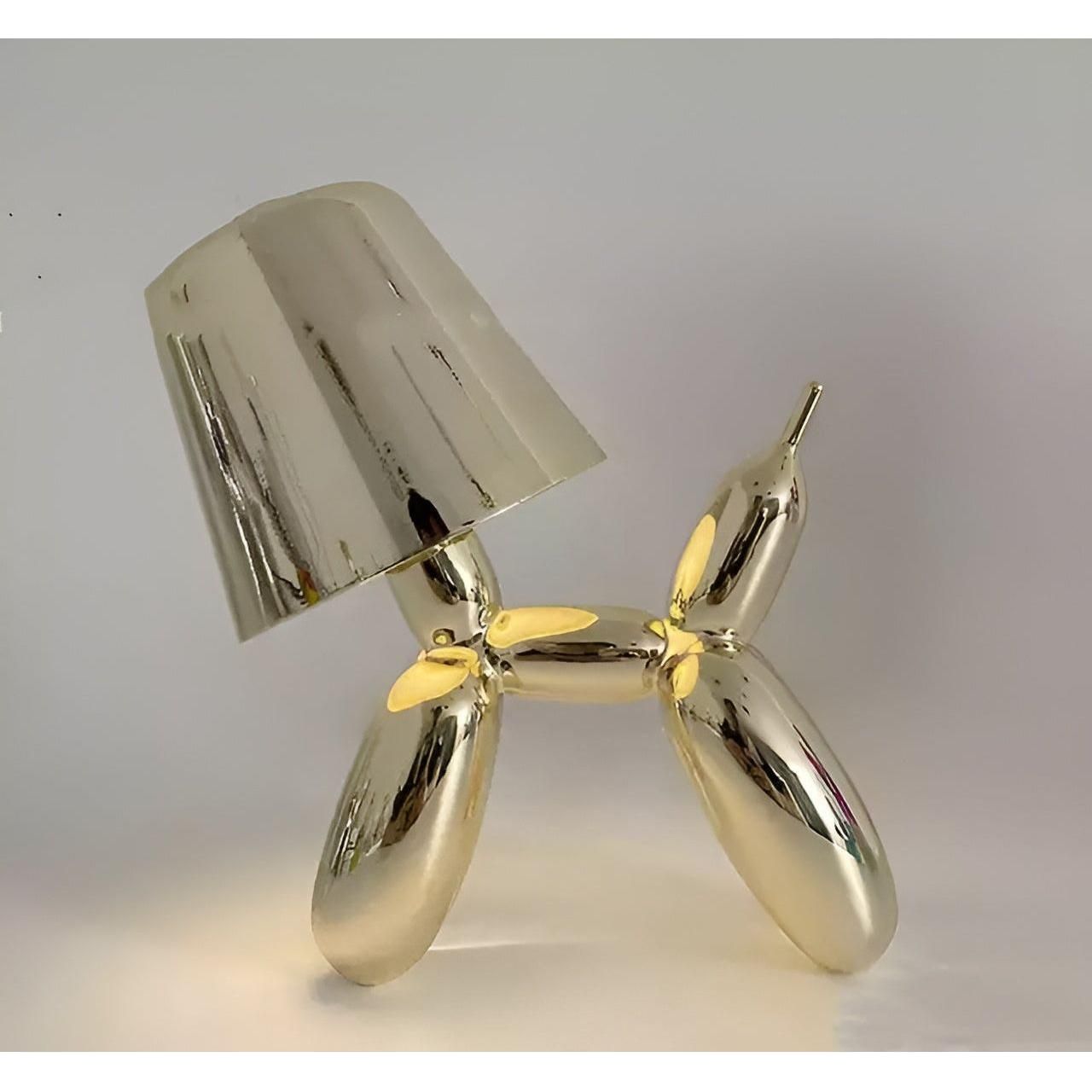 PawsItive Lampe Chien Décorative | Bureau et Salon Or ou Argent Créatif