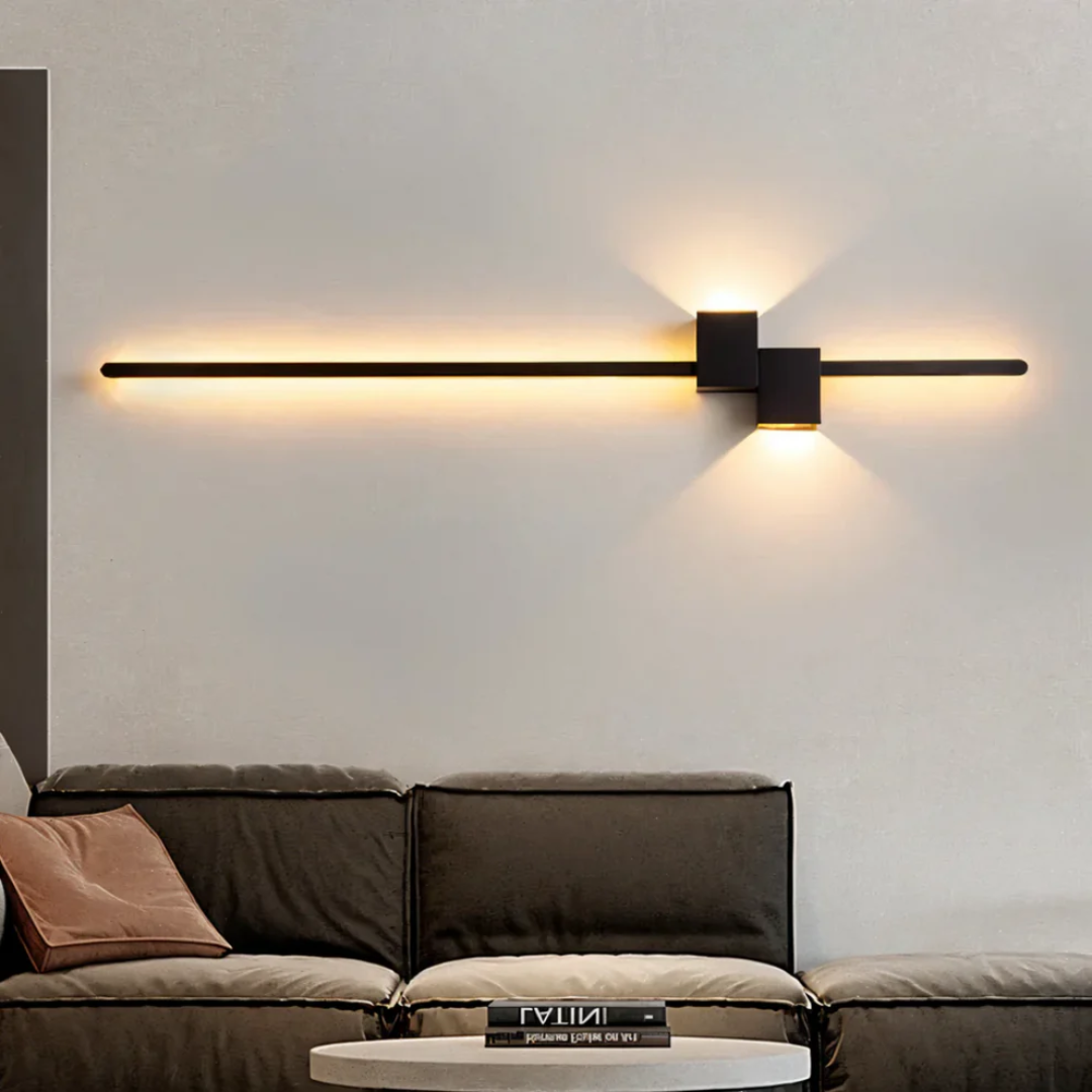 Veris Applique LED Blanc Chaud 3000K Moderne | Intérieur Doré Élégant