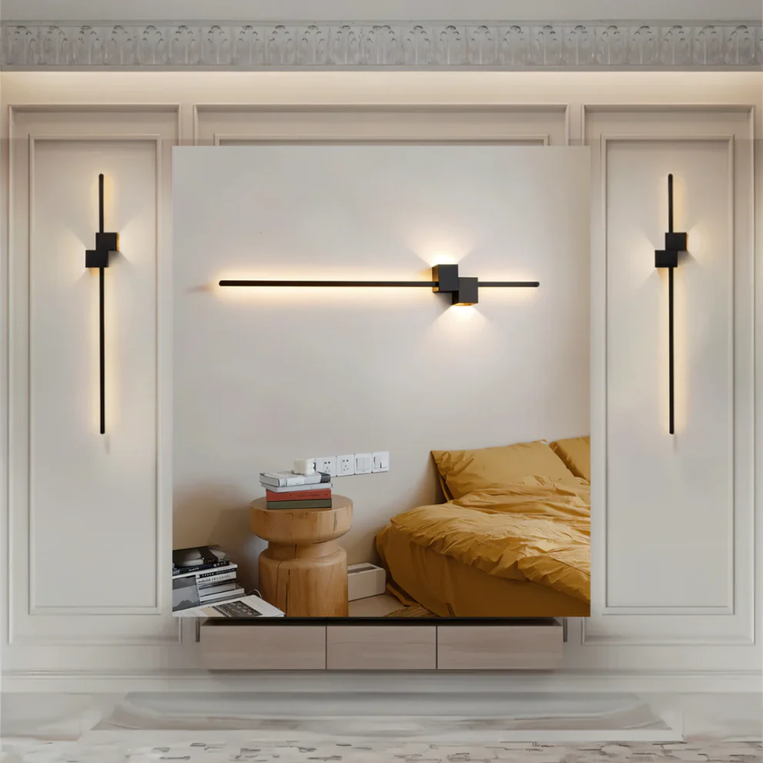 Veris Applique LED Blanc Chaud 3000K Moderne | Intérieur Doré Élégant