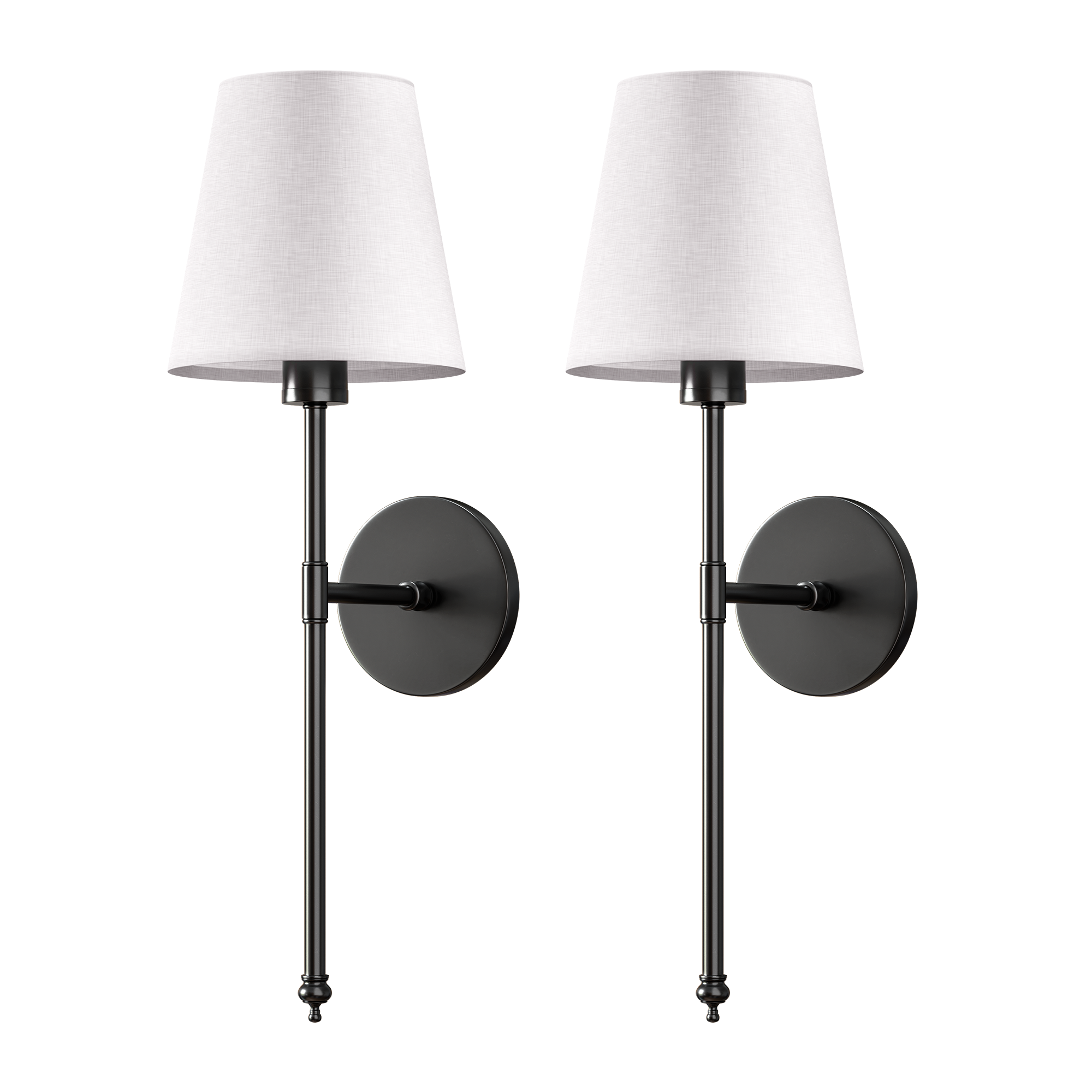 Vavra Appliques LED Set 2 Sans Percer | Blanc Chaud Doré ou Noir