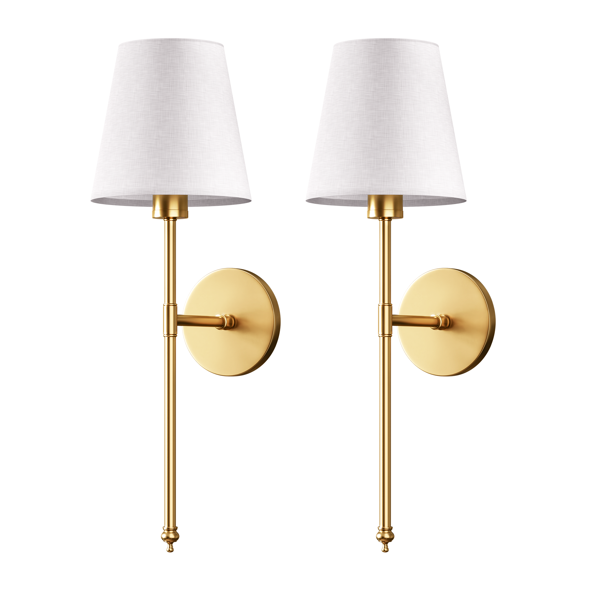Vavra Appliques LED Set 2 Sans Percer | Blanc Chaud Doré ou Noir