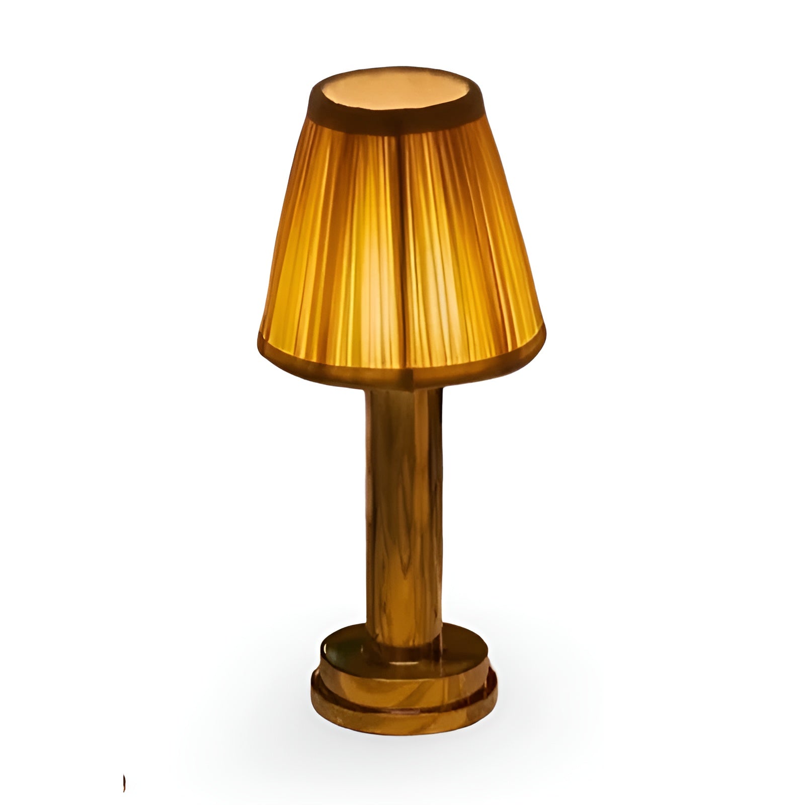 Lampe Aluminium Vintage Dimmable Abat-Jour Tissu | Salon et Bar Or