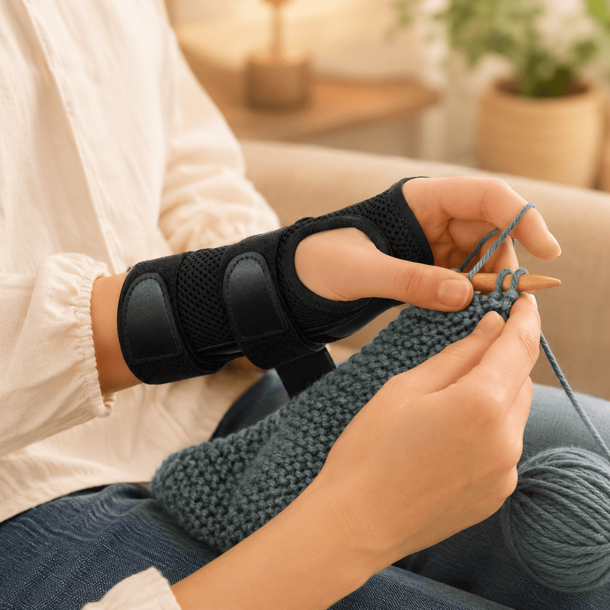 Adjustable Wrist Brace with Splint - Stabilization & Relief