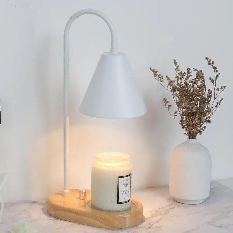 Candal Chauffe-Bougies Électrique Ambiance | Blanc Sécurisé pour Table