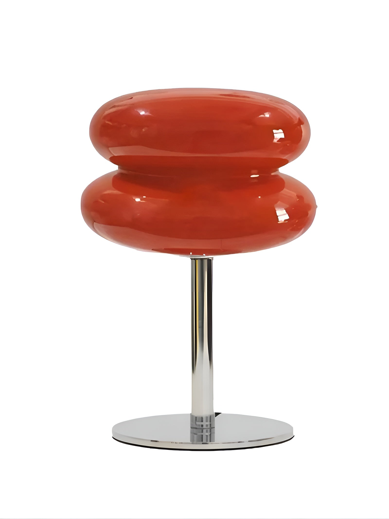 Lampe Macaron Verre Élégante Ambiance | Jaune Orange pour Salon Cosy