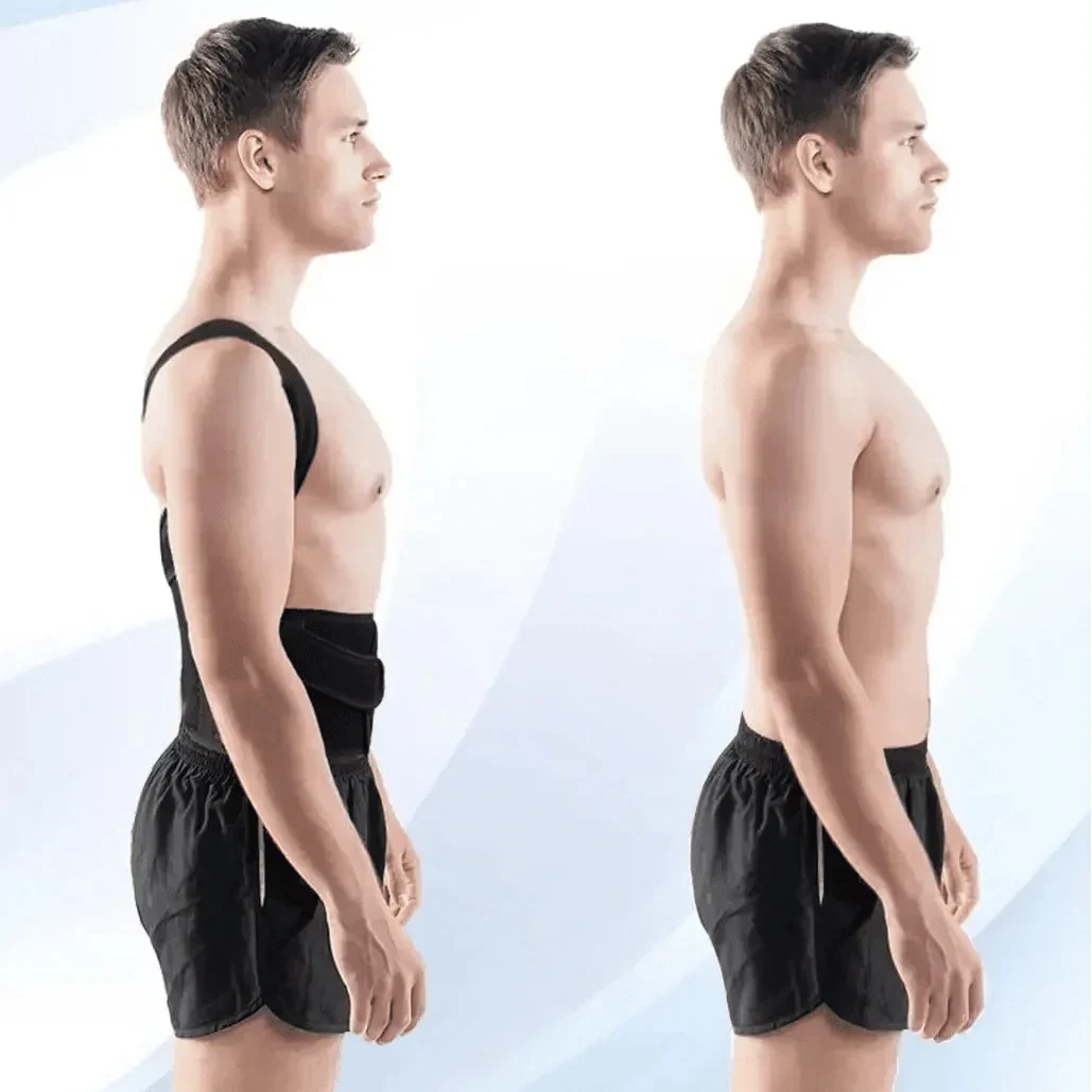 Compact Adjustable Posture Corrector Belt - Discreet Back Support