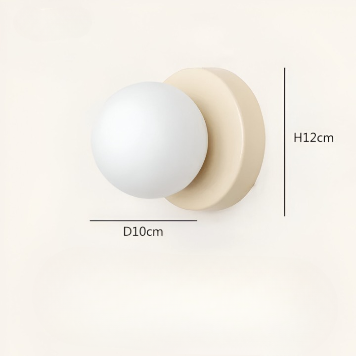 Lyyx Applique Ronde en Verre LED Moderne | Éclairage Intérieur Élégant