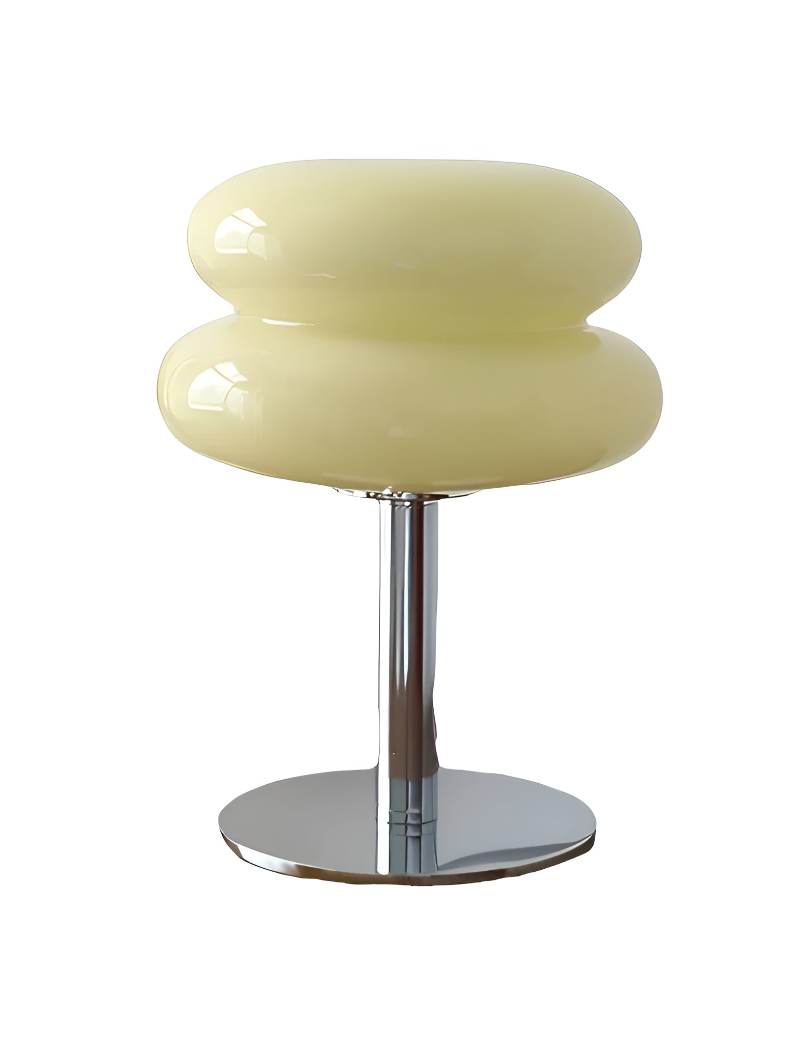 Lampe Macaron Verre Élégante Ambiance | Jaune Orange pour Salon Cosy