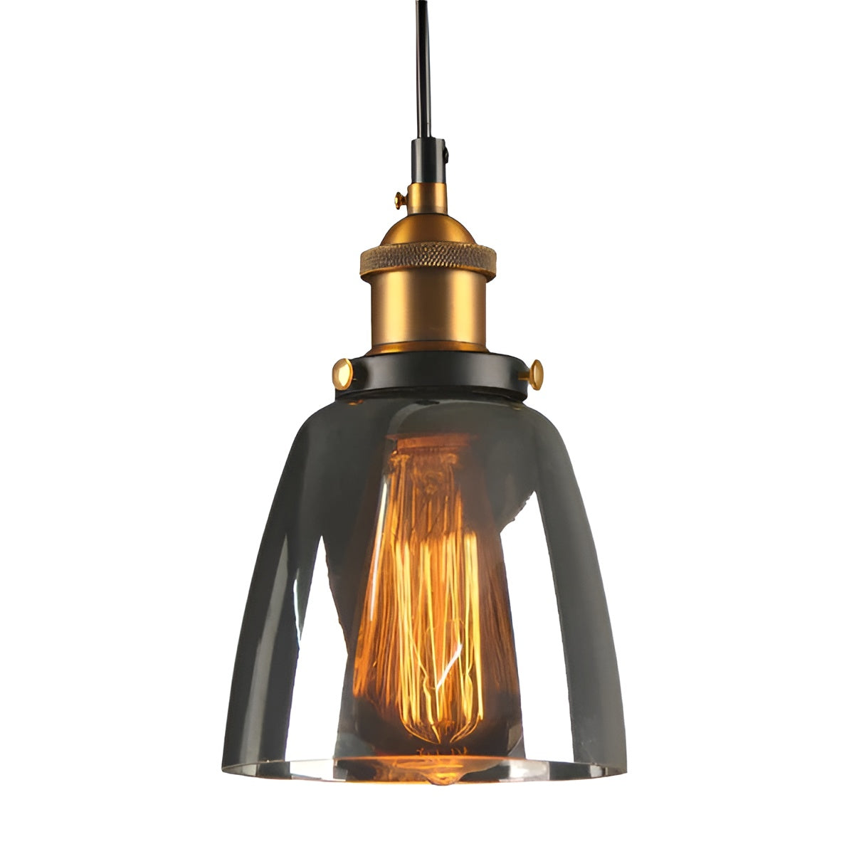 Suspension Verre Antique Vintage Ambre | Style A Nostalgique et Chaleureux
