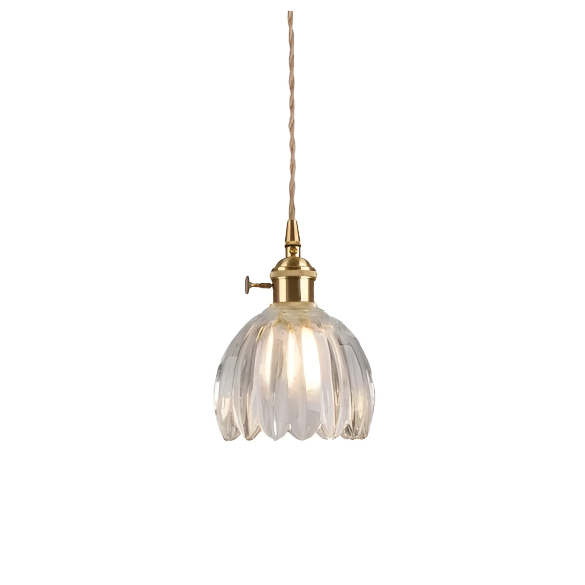 Suspension Verre Fleurs Japonais | Design Cosy pour Ambiance Chaleureuse