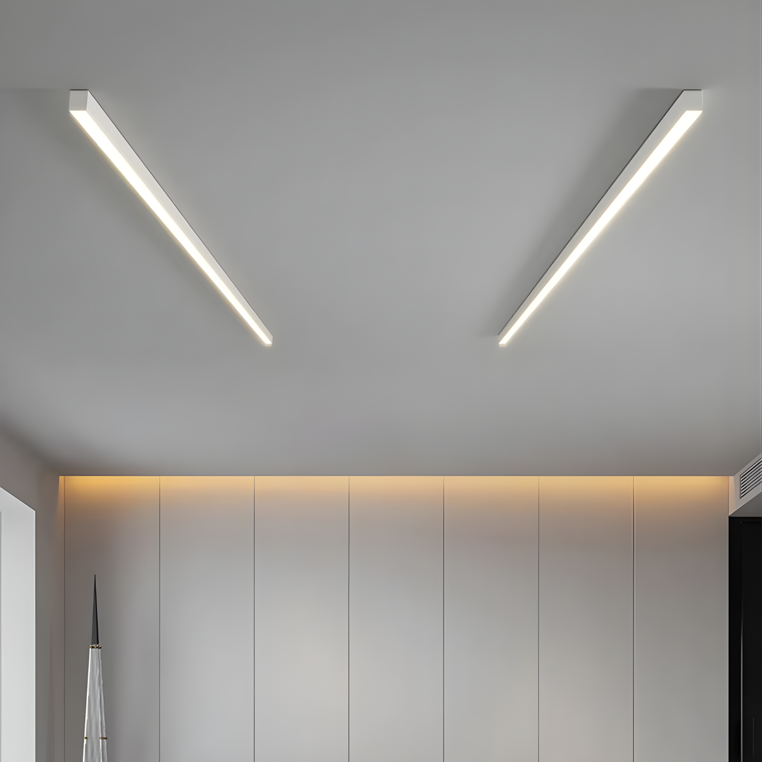 Applique Linéaire LED Anti-Éblouissement | Plafond ou Mur Moderne 60cm 12W