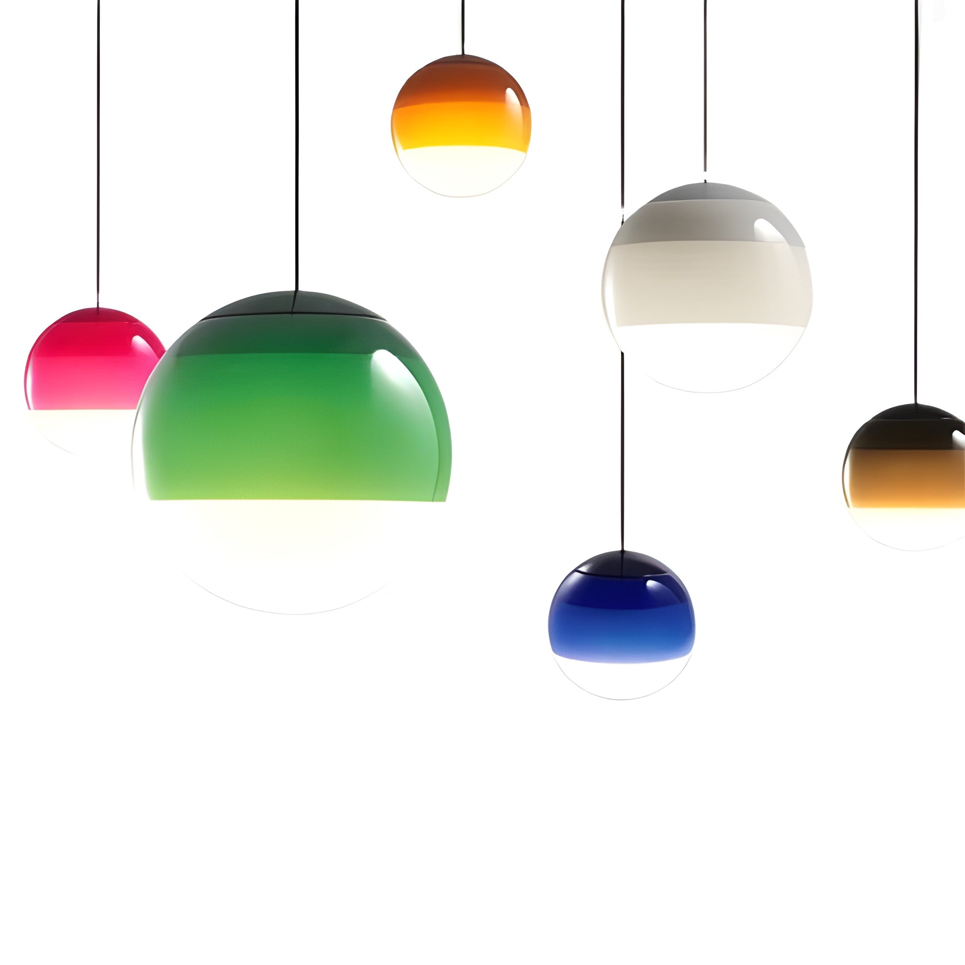 LumiOrb Suspension Ballon Créative LED Ambiance | Bleu D15 ou D20cm Féerique