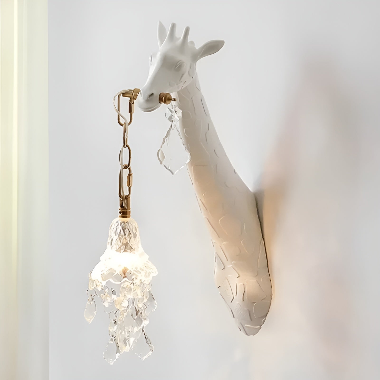 Applique Girafe Décorative LED | Salon et Chambre Enfant L40cm Lumière Froide