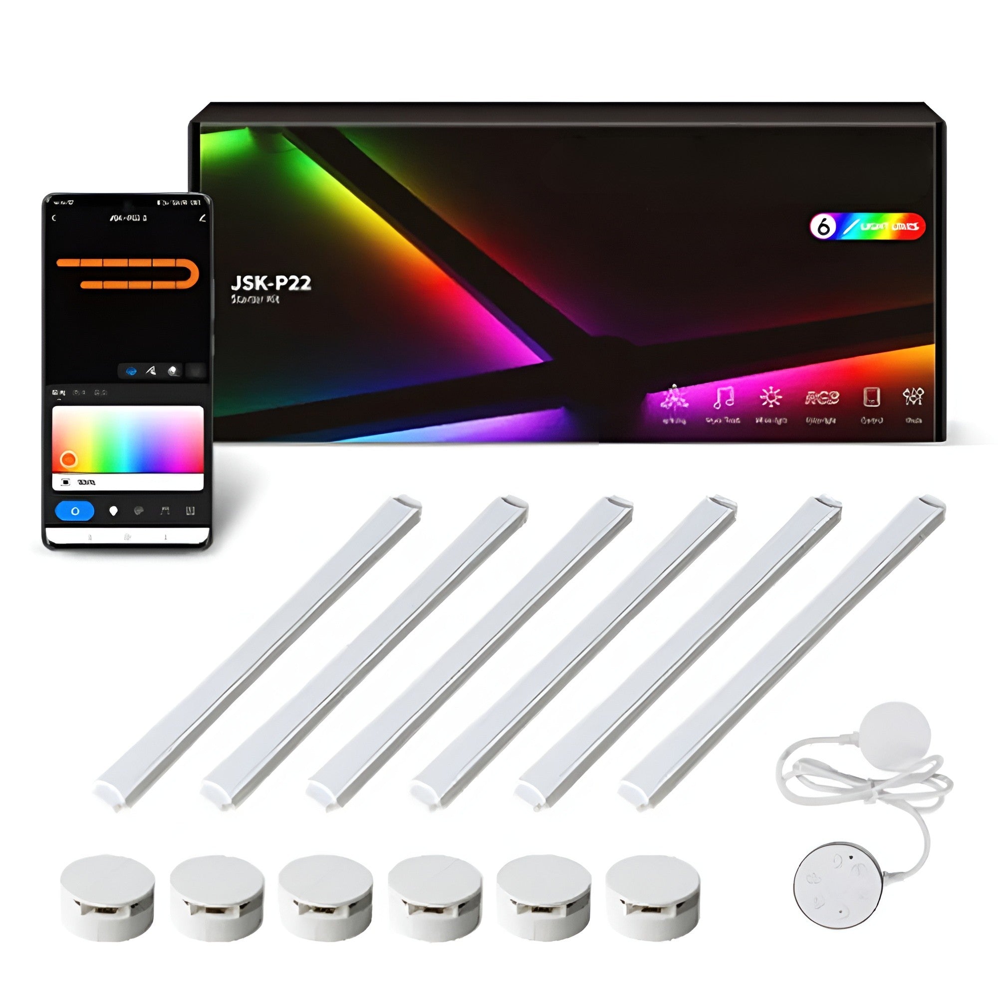 Applique RGB Intelligente Musique | Gaming TV et Chambre Changement Couleur