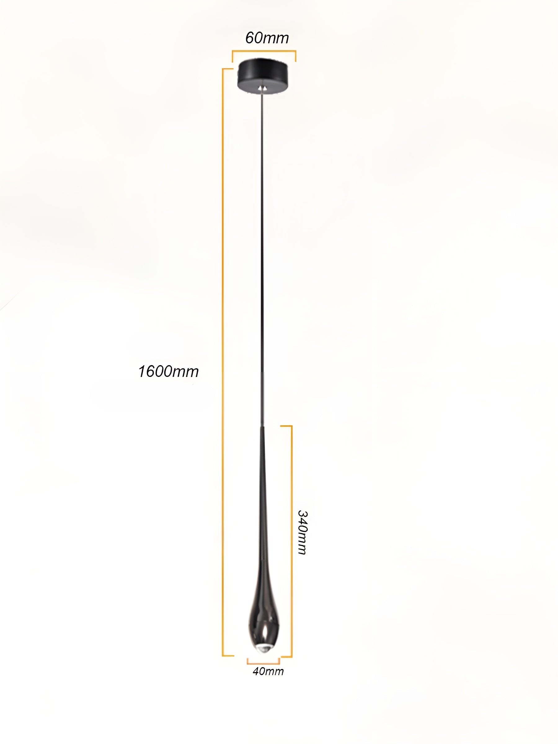 Suspension Goutte LED Moderne | Lumière Chaude ou Froide Cuisine et Table à Manger