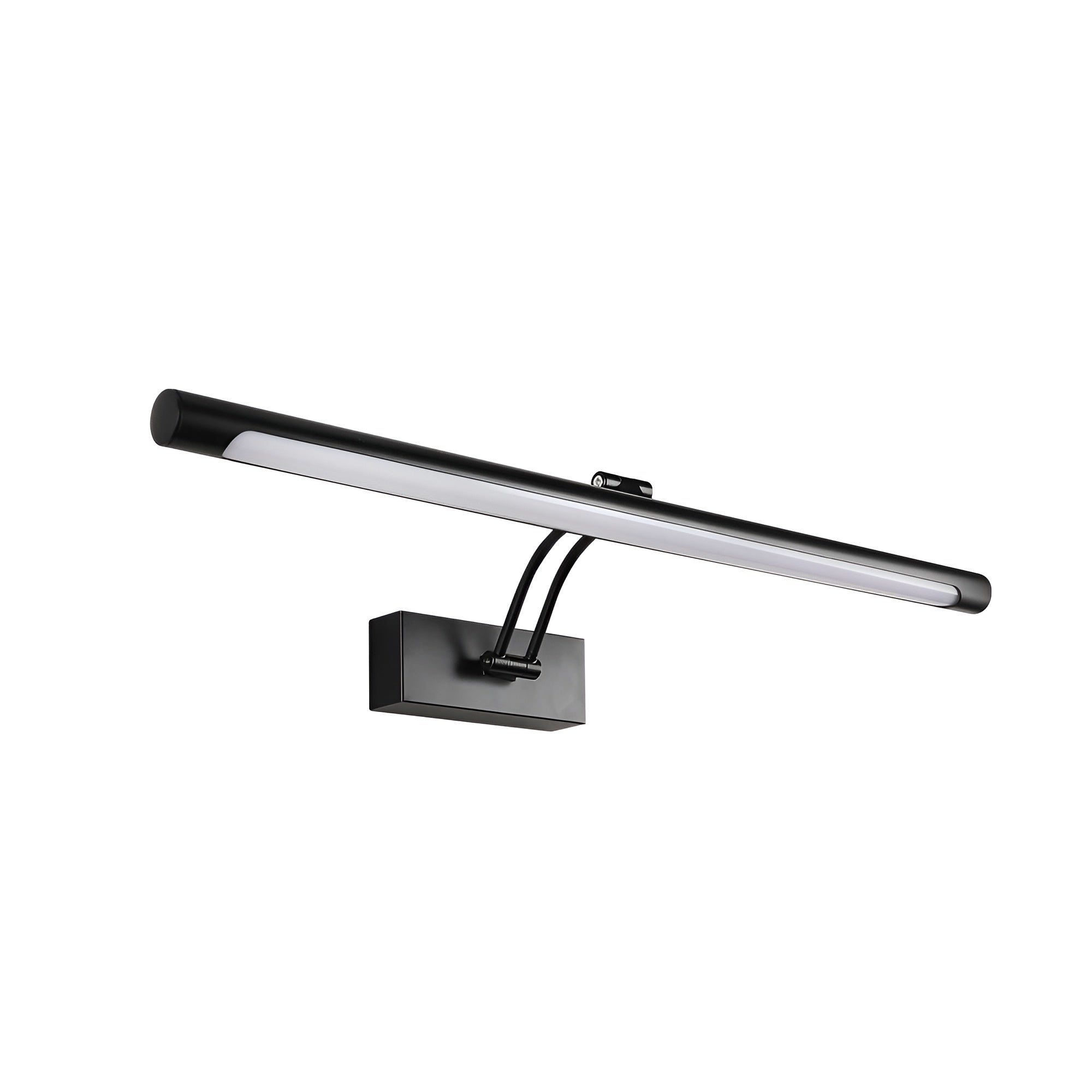 Applique Moderne Miroir Noir ou Argent | Idéale au-Dessus du Miroir 40cm