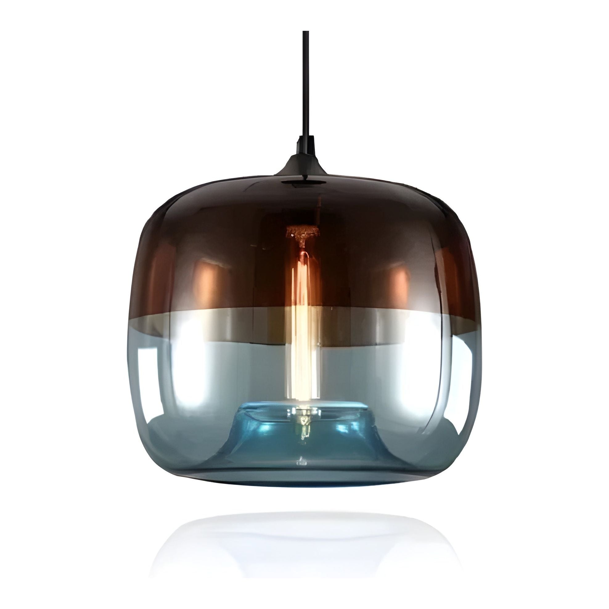 RetroCharm Suspension Nordic Colorée Rétro | Joyeuse Vert ou Bleu pour Salon